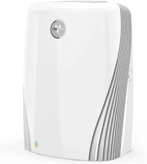 Vornado PCO375DC Air Purifier with True HEPA and Carbon Filtration to Capture Allergens, Smoke, Odors, and Patented Silverscreen Technology Attacks Viruses, Whole Room, White