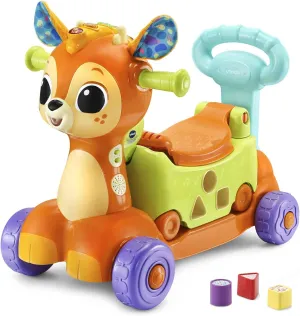 VTech 4-in-1 Grow-with-Me Fawn Scooter (Frustration Free Packaging)