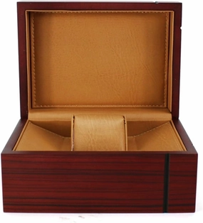 Watch Box Matte Lacquer Watch Box Red Wood Grain Watch Box Storage Box