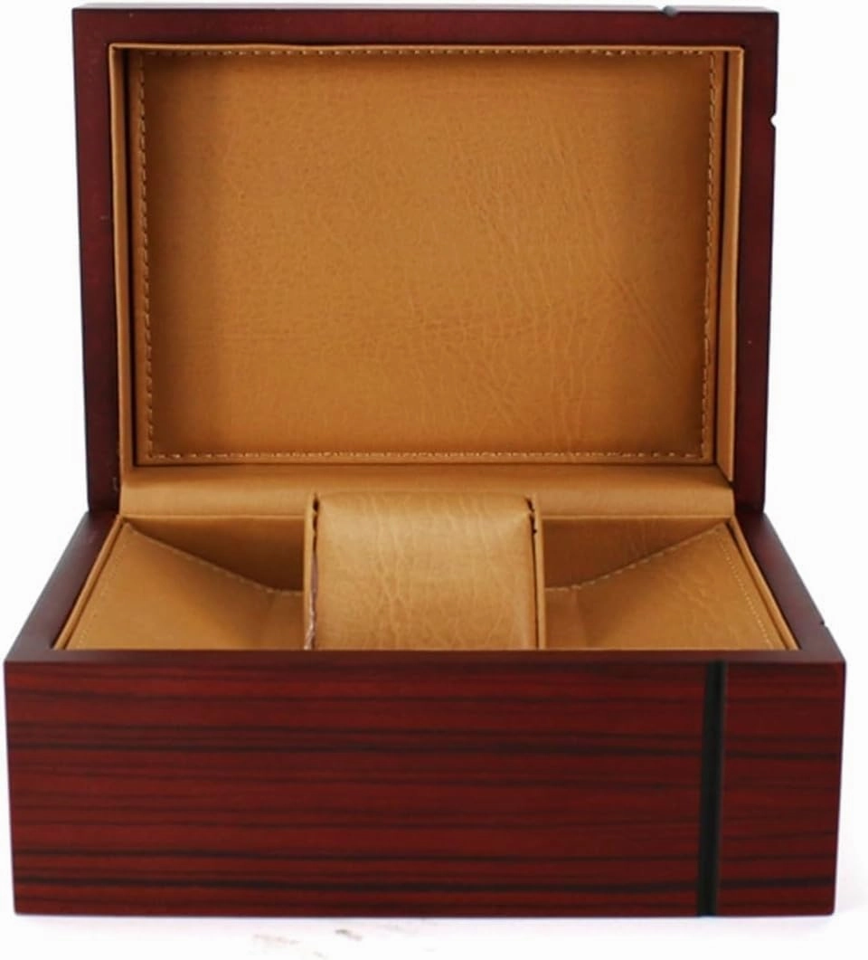 Watch Box Matte Lacquer Watch Box Red Wood Grain Watch Box Storage Box