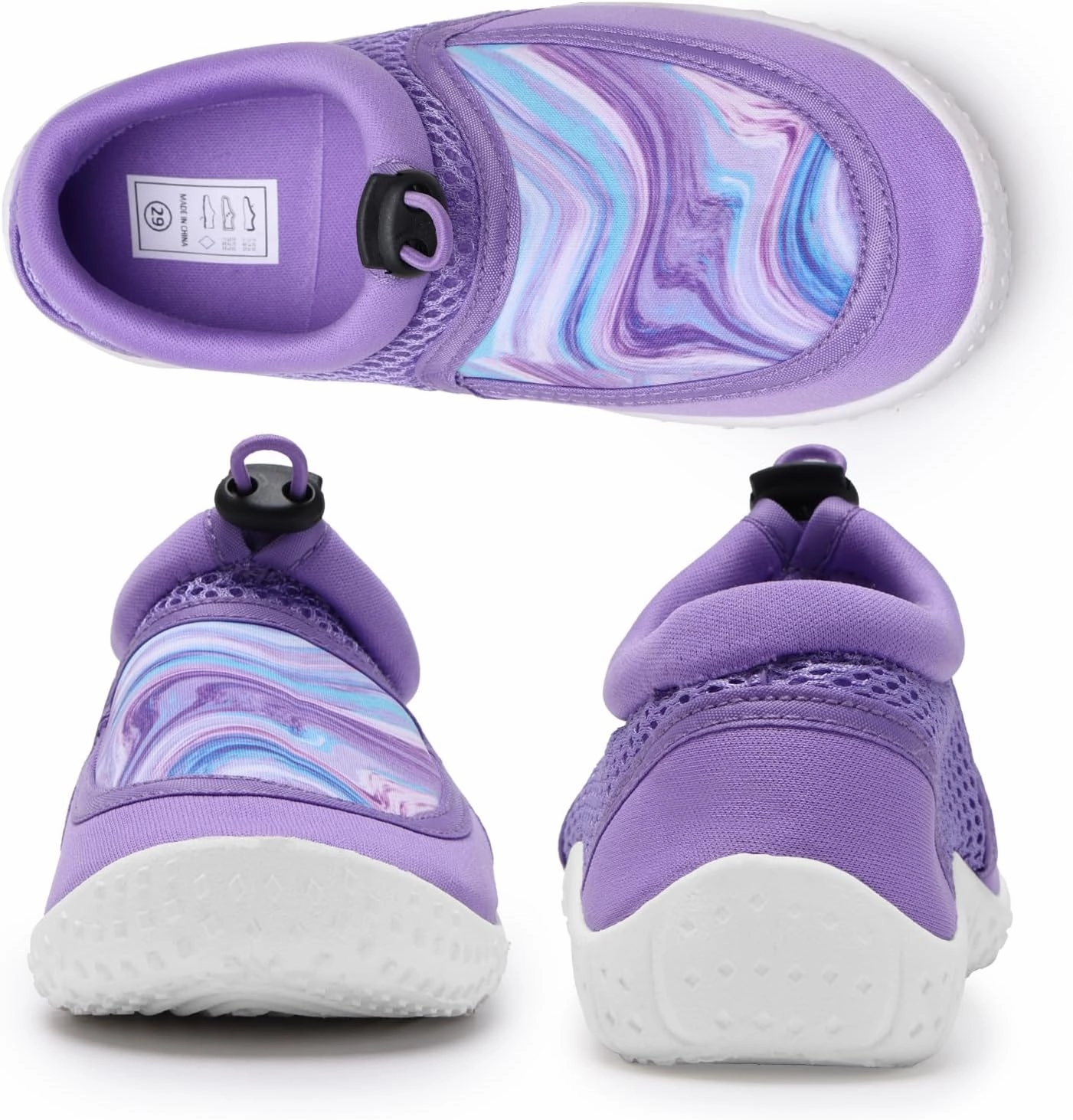 WateLves Kids Water Shoes for Boys and Girls Quick Dry Barefoot Aqua Socks Beach Swim Pool Shoes Toddler Little Kid to Big Kid