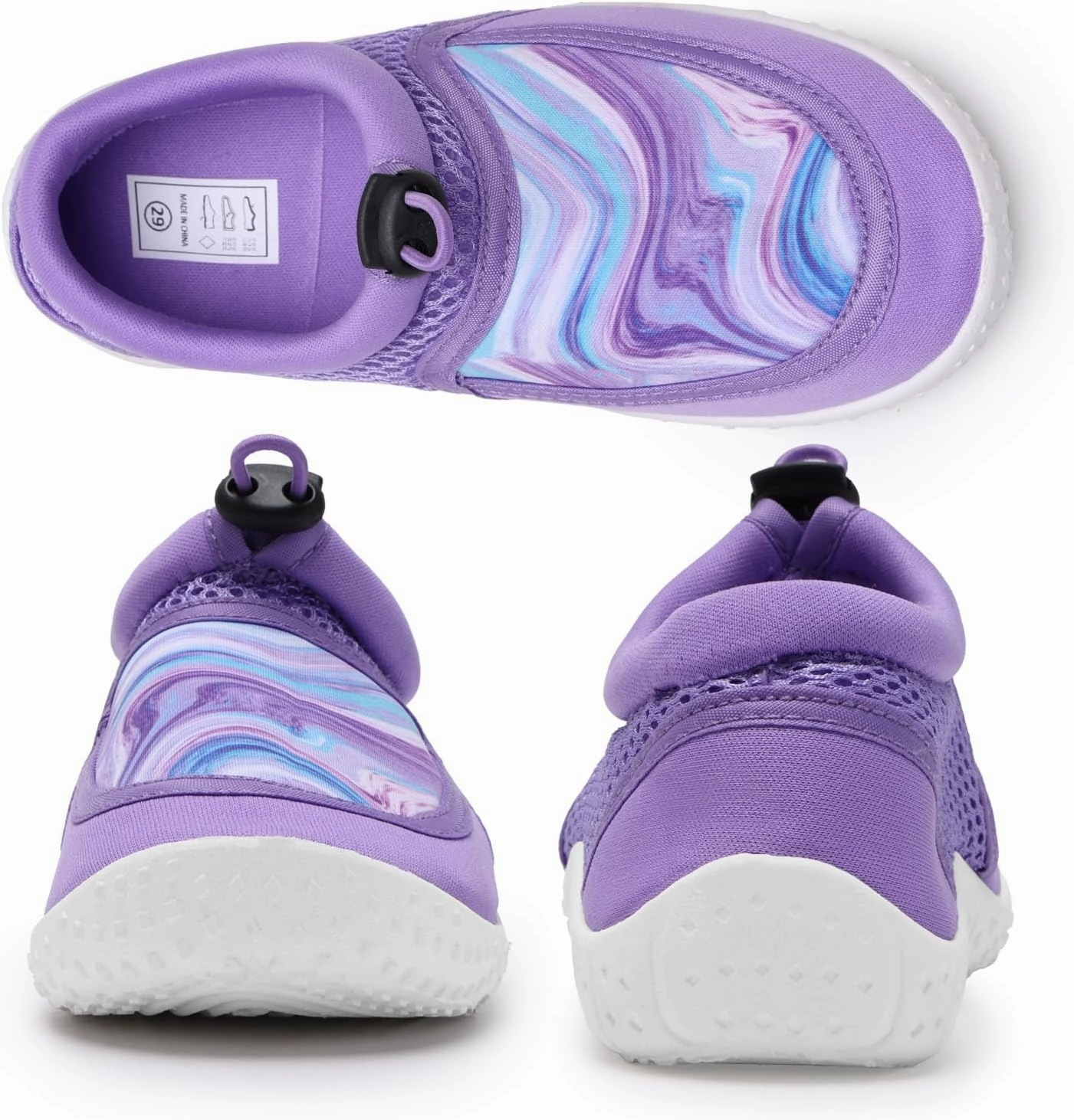 WateLves Kids Water Shoes for Boys and Girls Quick Dry Barefoot Aqua Socks Beach Swim Pool Shoes Toddler Little Kid to Big Kid