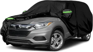 Waterproof Car Cover Replace for 1998-2021 Honda HR-V, 6 Layers with Cotton Liner All Weather Custom-fit Car Cover with Zipper Door & Windproof Bands for Snow Rain Dust Hail Protection (HR-V)