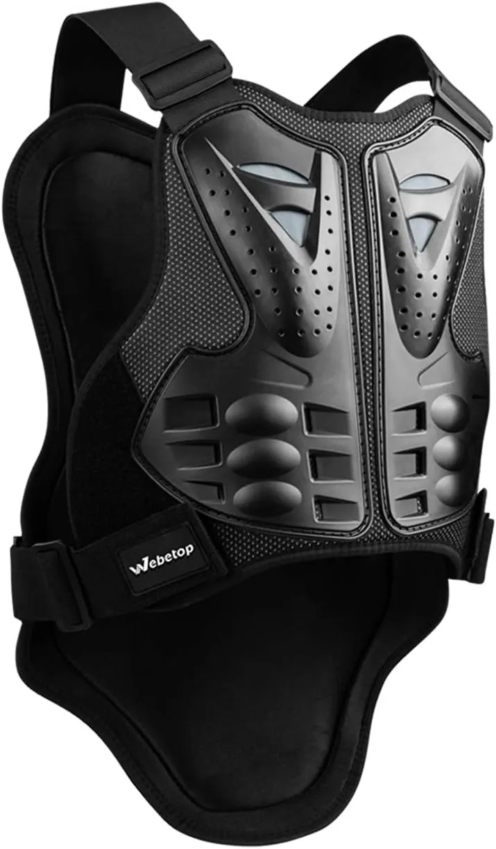 Webetop Motorcycle Armor Vest Protector for Dirt Bike Mountain Bike Off-Road Racing MTB Chest Protector Adult L