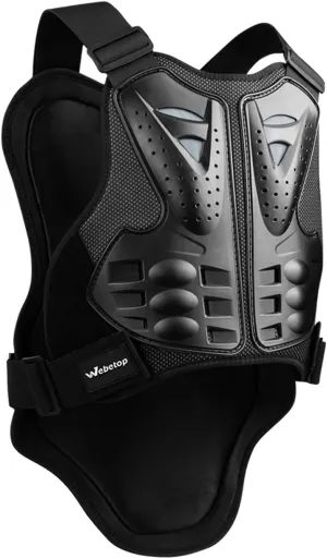 Webetop Motorcycle Armor Vest Protector for Dirt Bike Mountain Bike Off-Road Racing MTB Chest Protector Adult L