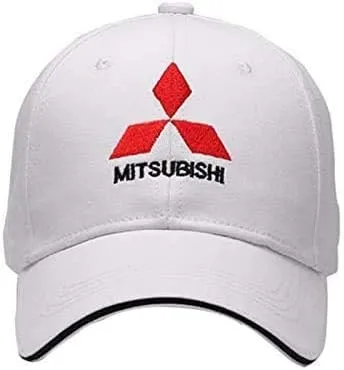 Westion Logo Embroidered White Color Adjustable Baseball Caps for Men and Women Hat Travel Cap Car Racing Motor Hat