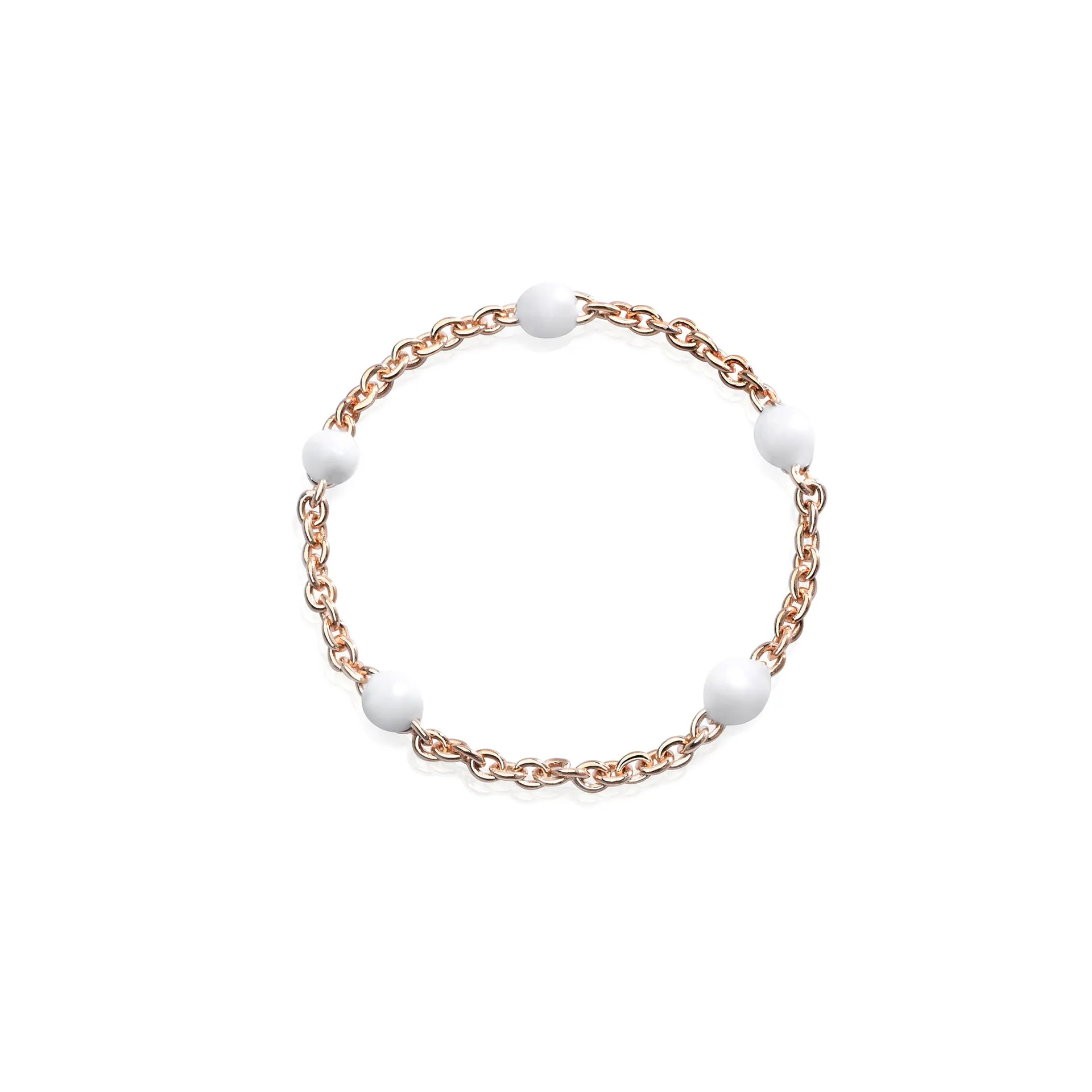 White Dots Ring