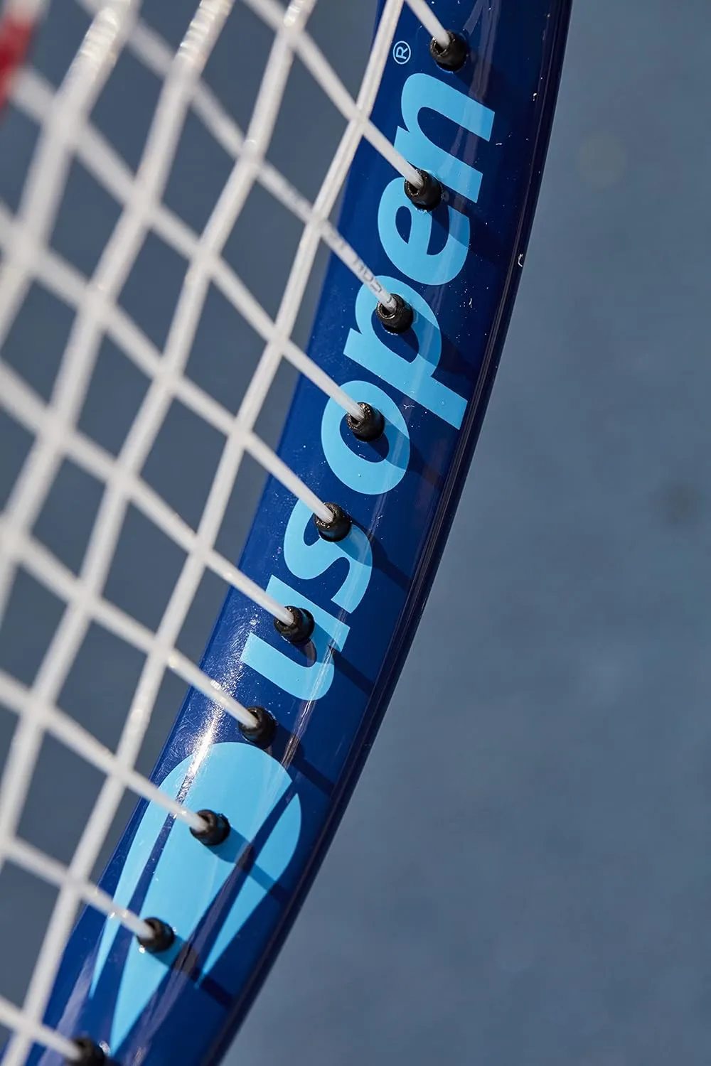 Wilson US Open Jr Tennis Racket, for Kids, Aluminium, Blue/Green, 21