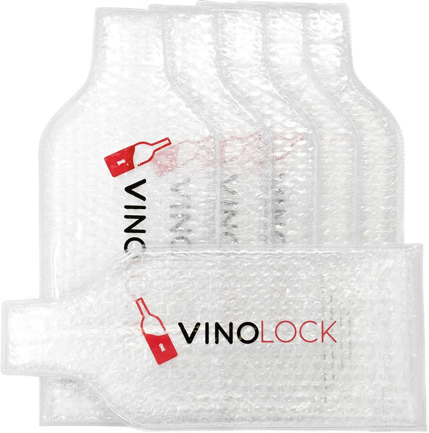 Wine Protector Bag For Airline Travel by Vinolock - 6 pack