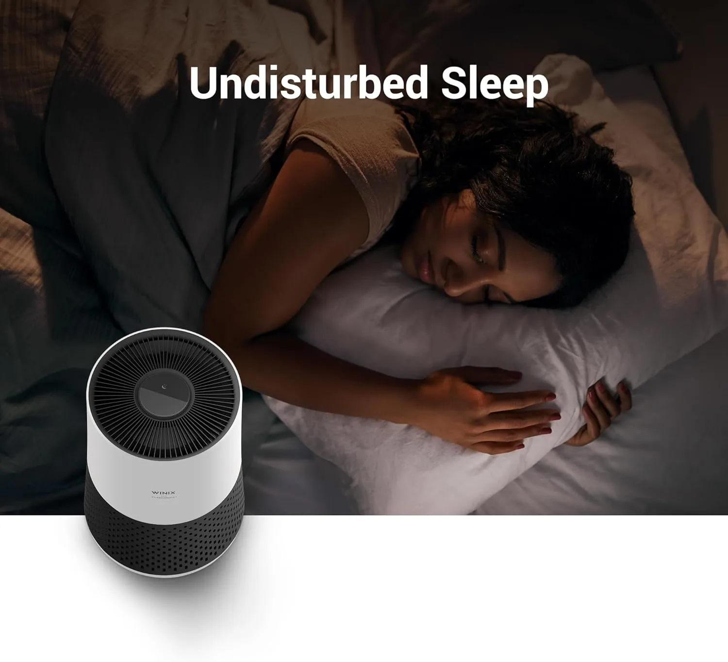 WINIX A231 Air Purifier for Bedroom Up to 1110 Ft² in 1 Hr With Air Quality Monitor, True HEPA, Carbon Filter and Auto Mode, Captures Pet Allergies, Smoke, Dust