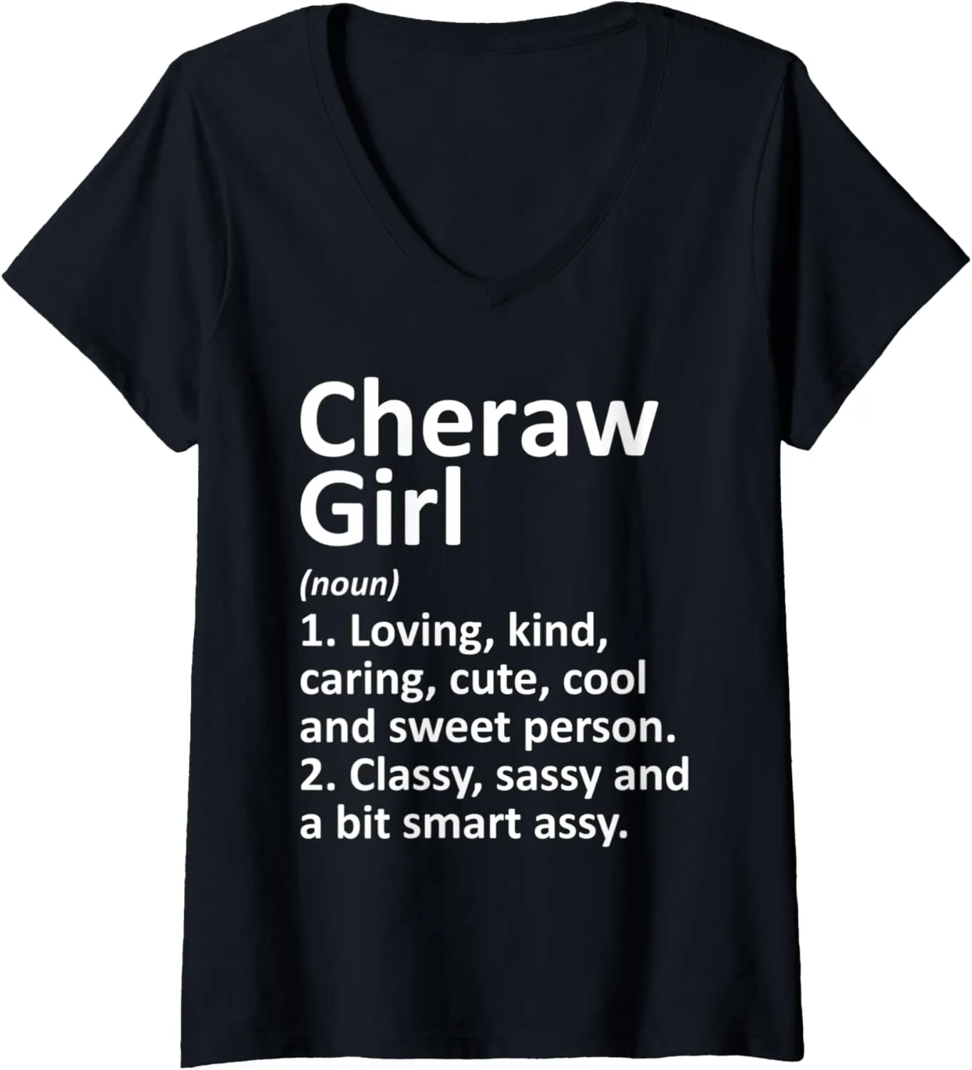 Womens CHERAW GIRL SC SOUTH CAROLINA Funny City Home Roots Gift V-Neck T-Shirt