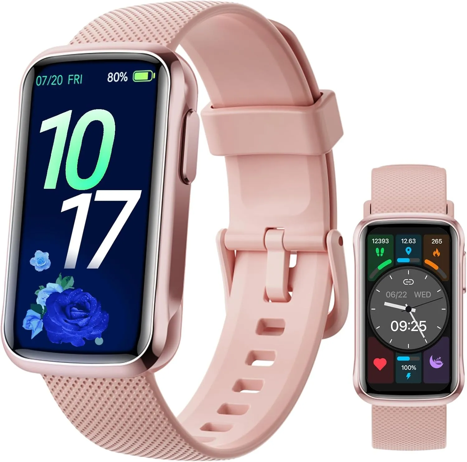 Women's Smart Watch, 1.47 Inch Sports Band, with Message alerts/Heart Rate/Blood Oxygen/Sleep, for Android Phone/iPhone Compatible Fitness Tracker Smart Smart Watch