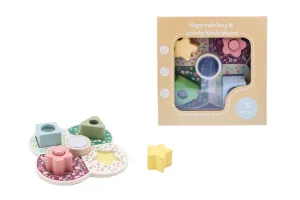 Wooden Shape Sorter and Activity Blocks