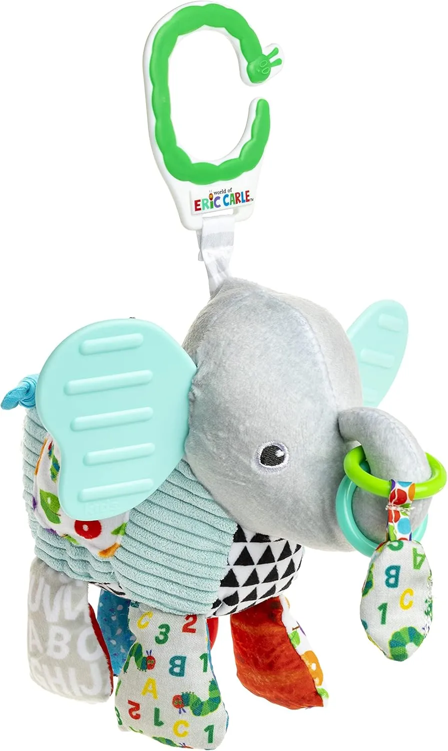 World of Eric Carle Elephant On the Go Developmental Activity Toy, 14”