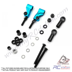 Yeah Racing Aluminum Front or Rear Camberlink for TATT-S03 (Tamiya TT02 RWD) Blue [TATT-011BU]