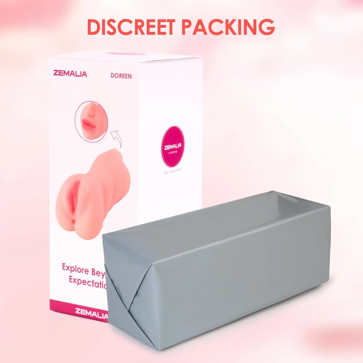 ZEMALIA 3 in 1 Male Masturbator Adult Sex Toys, 3D Textured with Sexy Mouth Realistic Vagina Tight Anus, Mens Stroker Sex Doll for Man Masturbation