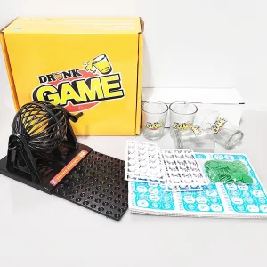 zhiyu&art decor Deluxe Bingo Game Set with Wheel Cage, Balls, Master Board, Cards, and Colorful Chips - Bingo Games for Adults Large Group