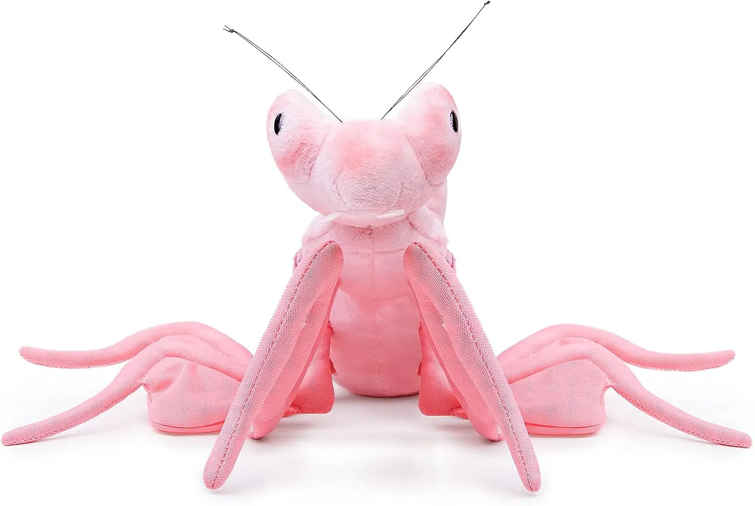 ZHONGXIN Large Pink Mantis Plush Toy - Realistic Lifelike Praying Orchid Mantis Insect Plushie, Unique Plush Gift for Kids