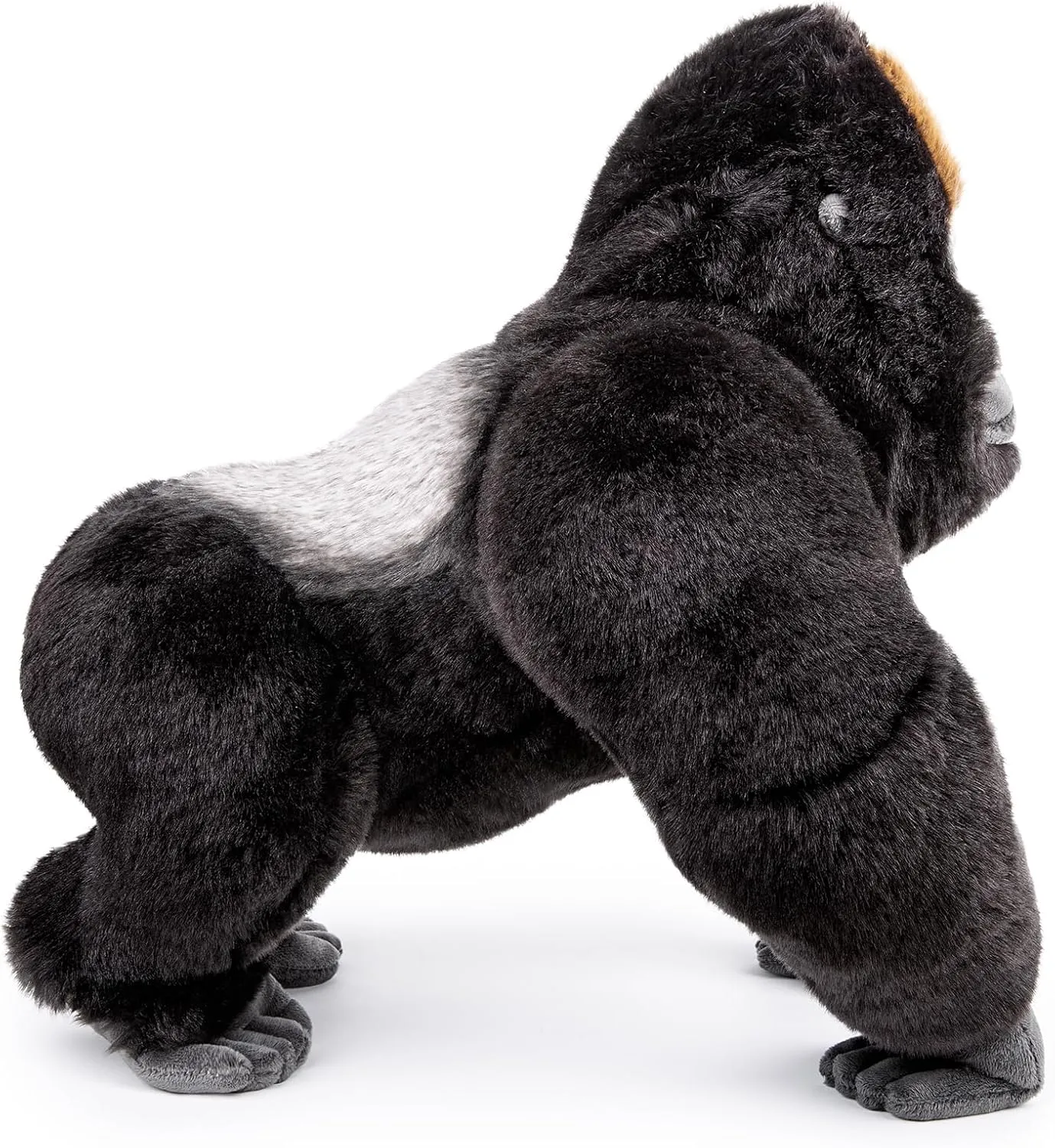 ZHONGXIN MADE Gorilla Plush Toy, Realistic Orangutan Stuffed Animals 15in, Unique Forest Plushie Toys Model Dolls Collection for Kids
